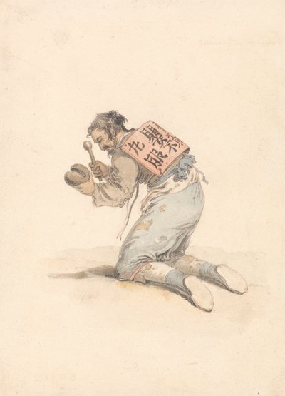 Ein chinesischer Bettler von William Alexander