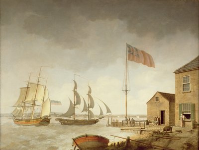 Ein baltischer Händler vor Paull, Hull von William Barton