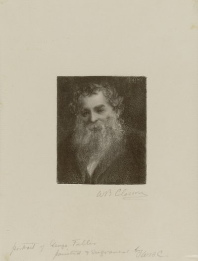 Porträt von George Fuller von William Baxter Closson