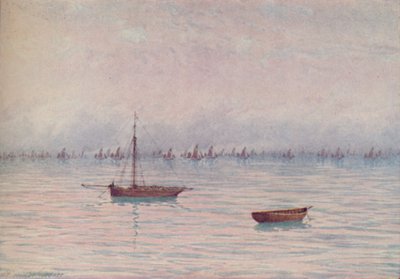 Eine Fischereiflotte, 1910 von William Biscombe Gardner
