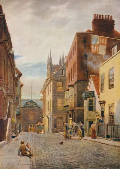 Church Street, Blick nach Süden, ca. 1900 von William Biscombe Gardner