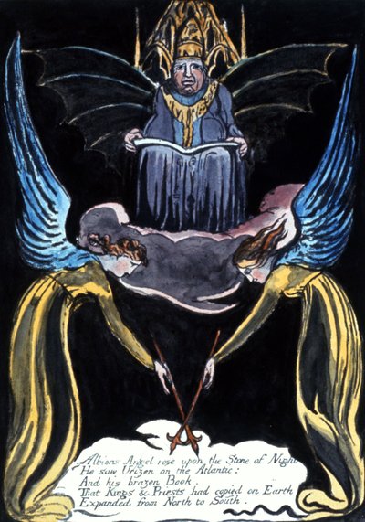 Albions Engel erhob sich von William Blake
