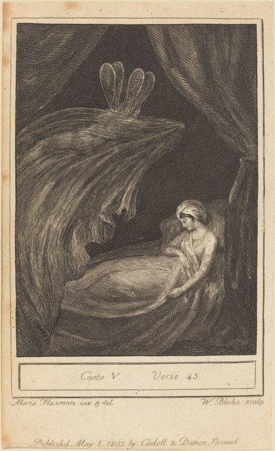 Canto V, Vers 43 von William Blake