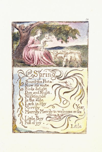 Frühling, 1789 von William Blake