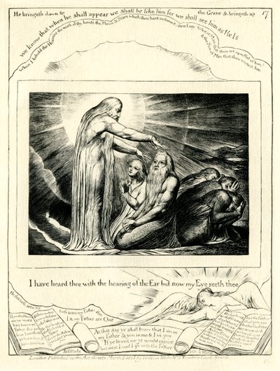 Das Buch Hiob 42:5 von William Blake