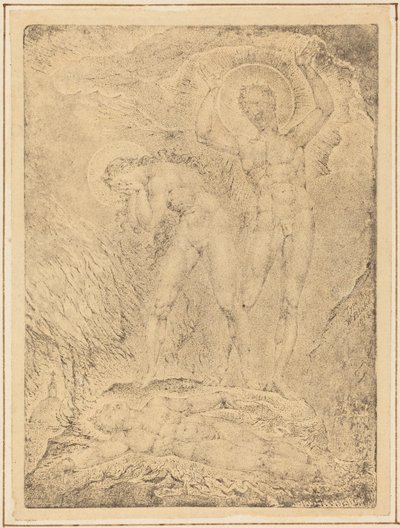 Die Fesselung von Orc von William Blake