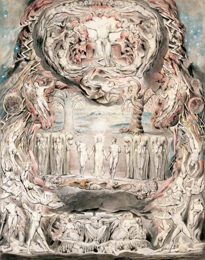 Der Sündenfall, ca. 1780-1827 von William Blake
