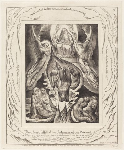 Der Fall Satans von William Blake