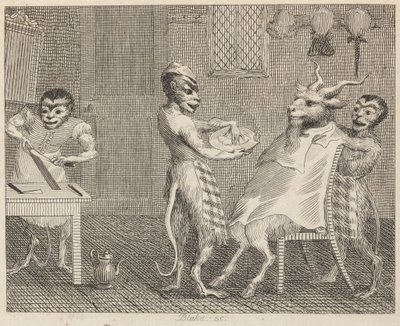 Die Ziege ohne Bart von William Blake