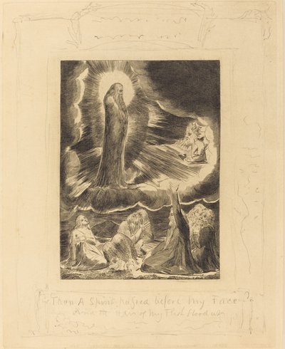 Die Vision von Eliphas von William Blake