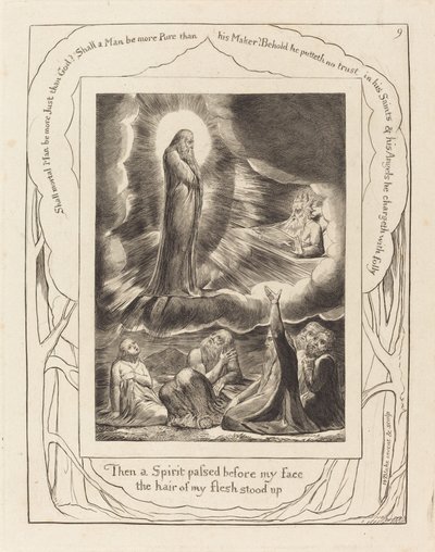 Die Vision von Eliphas von William Blake