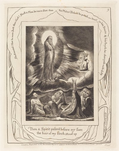 Die Vision von Eliphaz von William Blake