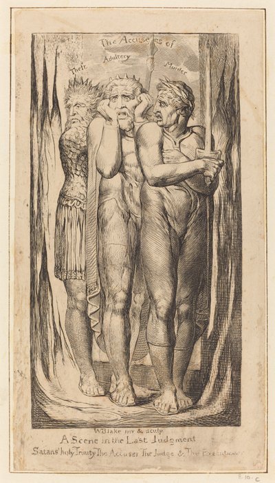 Krieg (Die Ankläger von Diebstahl, Ehebruch, Mord) von William Blake