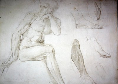 Männliche Aktstudien von William Blake Richmond