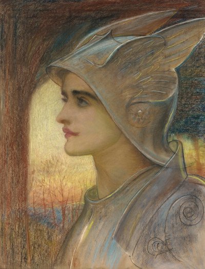 Die heilige Johanna von Orléans von William Blake Richmond