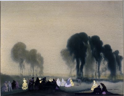Mondscheinfeiern, ca. 1924 von William Blamire Young