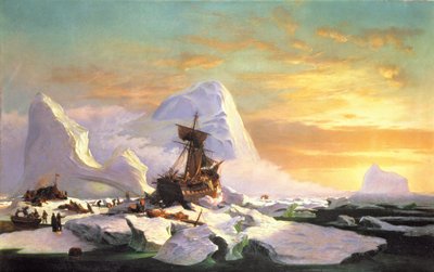 Zerquetscht im Eis von William Bradford