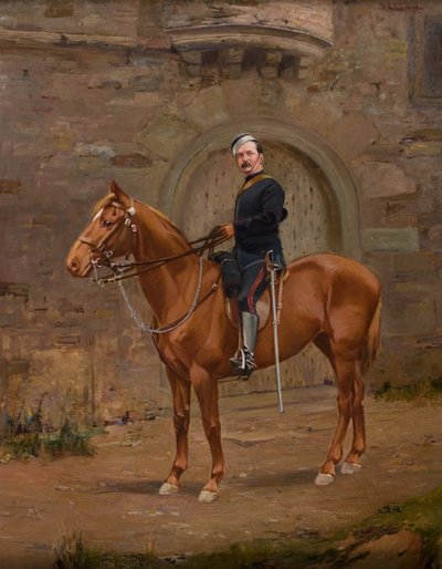 Ein Freiwilliger Offizier zu Pferd von William Bradley Lamond