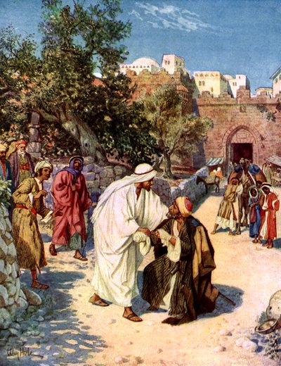 Jesus reinigt einen Aussätzigen von William Brassey Hole