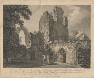 Blick auf Leiston Abbey von William Byrne