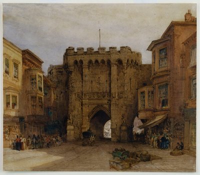 Das Bar Gate, Southampton, 1888 von William Callow