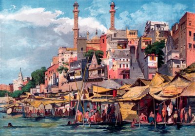 Benares, Indien, 1857 von William Carpenter