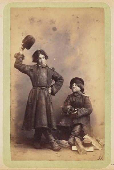 Zwei Jungen von William Carrick