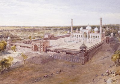 Die Jami Masjid, Delhi von William Crimea Simpson