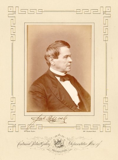 Porträt von James Pollock von William Curtis Taylor