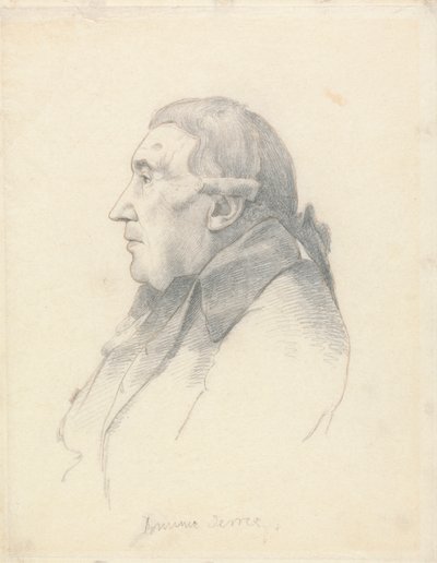 Porträt von Dominic Serres von William Daniell