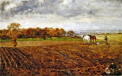 Pflügen in Cheshire von William Davis