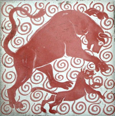 Mystische Bestien von William de Morgan