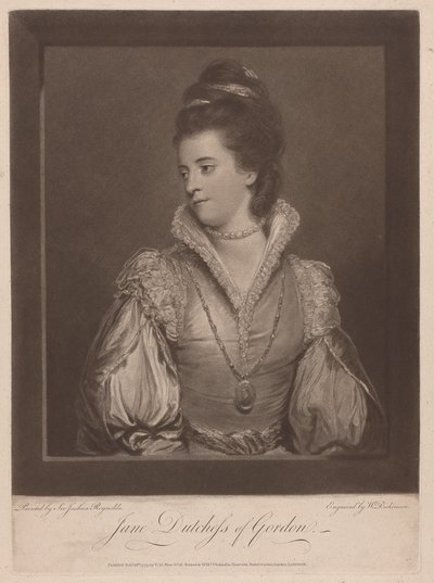 Jane Herzogin von Gordon von William Dickinson