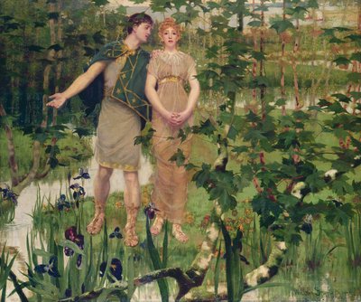Das glückliche Tal, 1898 von William Edward Stott