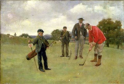 Auf dem sechsten Grün von William Edwin Pimm