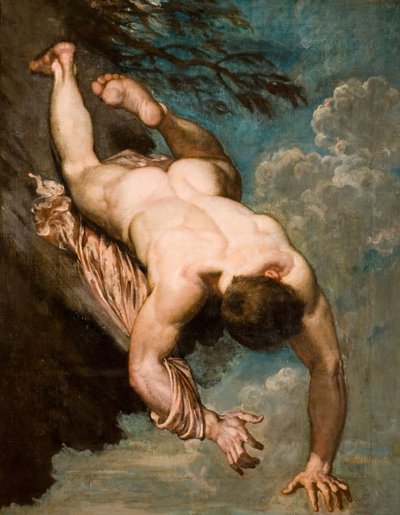 Manlius von den Felsen gestürzt (1818) von William Etty