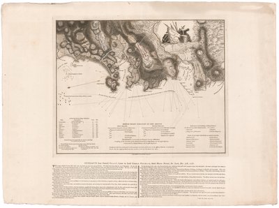 Plan von Ste. Lucie von Faden von William Faden