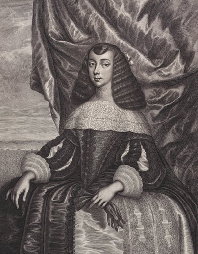 Katharina von Braganza, 1662 von William Faithorne