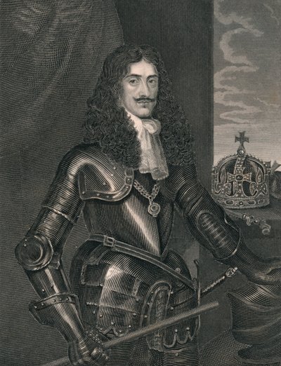 König Karl der Zweite, Mitte 19. Jahrhundert von William Finden