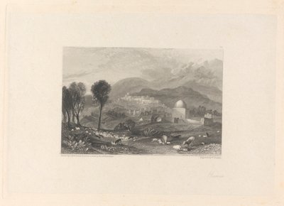 Ramah und Rachels Grab von William Finden