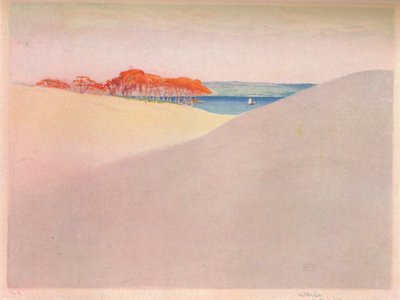 Sanddünen, Dänemark, um 1917 von William Giles