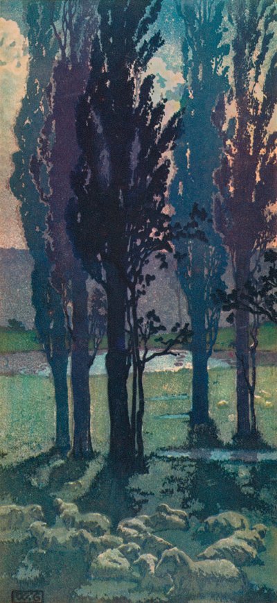 Septembermond, um 1901, 1928 von William Giles