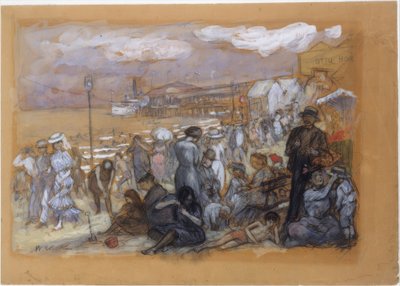 Nachmittag auf Coney Island von William Glackens