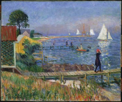 Badende in Bellport von William Glackens