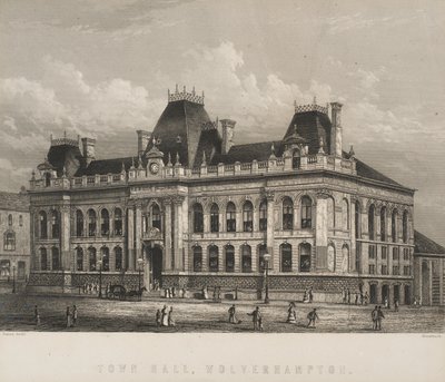 Rathaus, Wolverhampton, ca. 1871 von William Greatbach