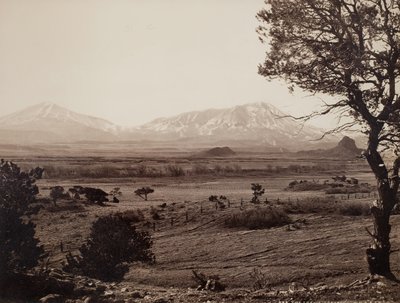 Die Spanischen Gipfel, ca. 1871 von William H. Jackson