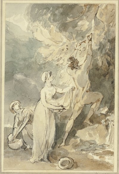 Herbstnüsse sammeln von William Hamilton