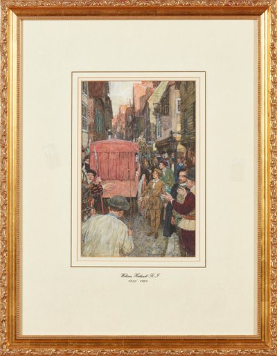 Ein elisabethanischer Verkehrsstau von William Hatherell