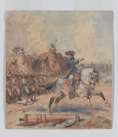 Clive bei Plassey von William Heath