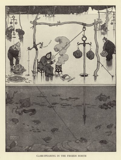 Muschelspeeren im gefrorenen Norden von William Heath Robinson